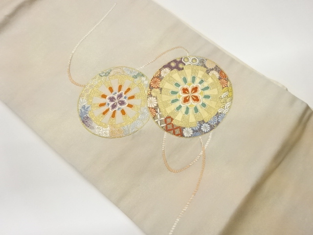 JAPANESE NAGOYA OBI / WOVEN GENJIGURUMA